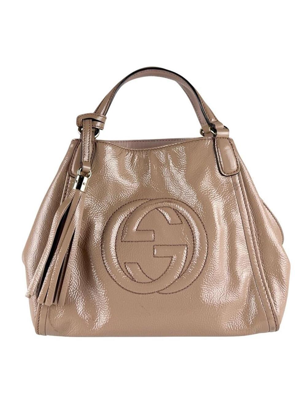 Auth Gucci Soho Handbag Shoulder Bag #302685G44B